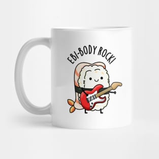 Ebi-body Rock Cute Rocker Sushi Pun Mug